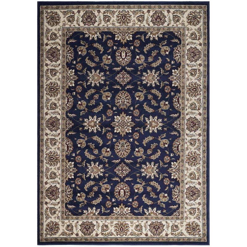 Admire Home Living Amalfi Traditional Floral Sarouk Pattern Area Rug