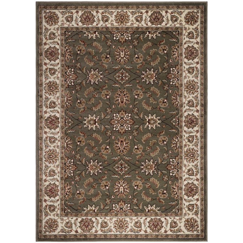 Admire Home Living Amalfi Traditional Floral Sarouk Pattern Area Rug