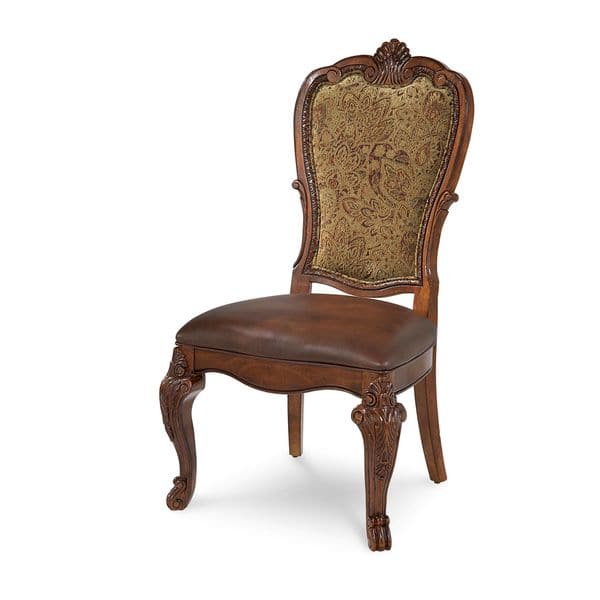 A R T Furniture Old World Upholstered Back Dining Chair Set Of 2 Overstock 12739797