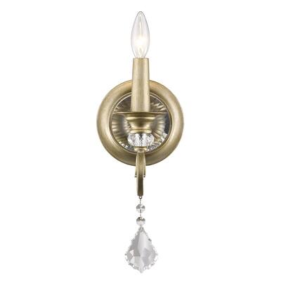 Golden Lighting Ella 1-light Wall Sconce #1323-1W WG