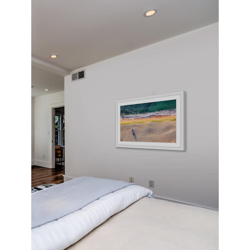 Marmont Hill - 'One Canoe' Framed Painting Print - Multi-Color
