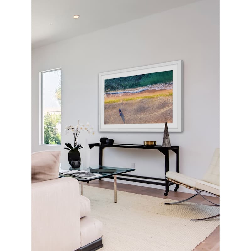 Marmont Hill - 'One Canoe' Framed Painting Print - Multi-Color