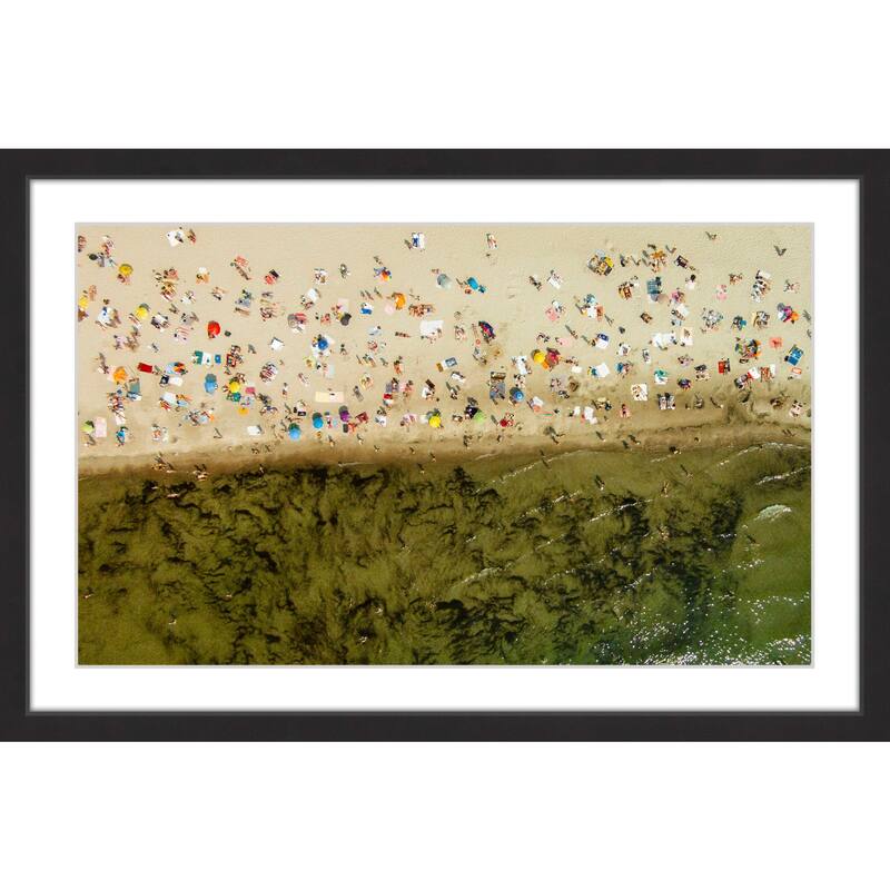 Marmont Hill - 'Seaweed' by Karolis Janulis Framed Painting Print - Multi-Color