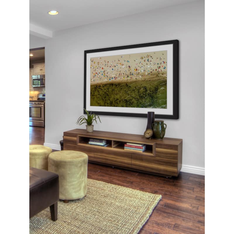 Marmont Hill - 'Seaweed' by Karolis Janulis Framed Painting Print - Multi-Color