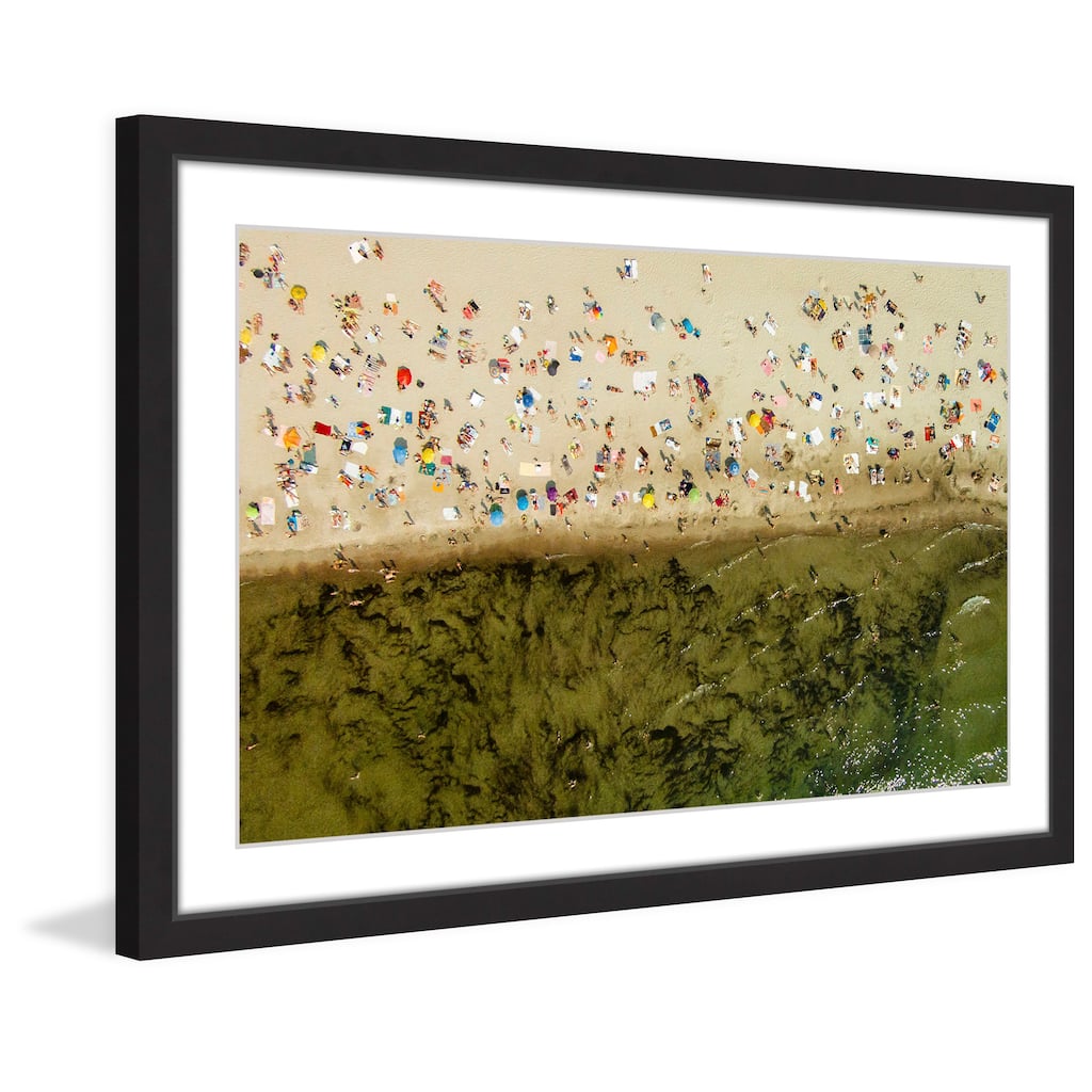 Marmont Hill - 'Seaweed' by Karolis Janulis Framed Painting Print - Multi-Color
