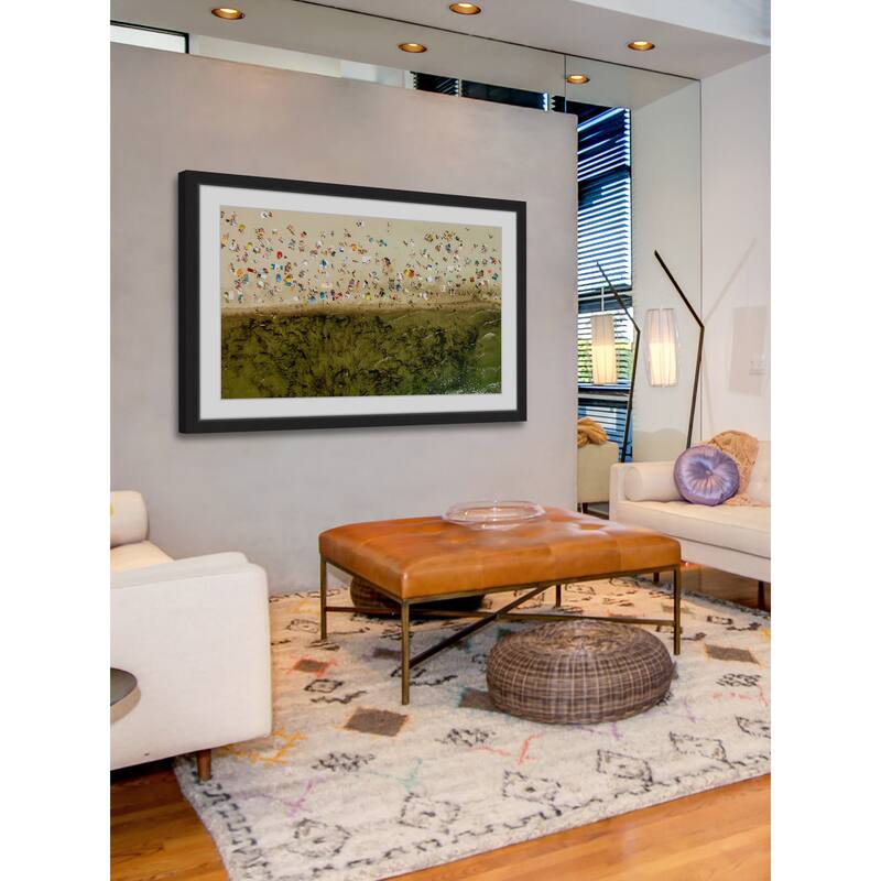 Marmont Hill - 'Seaweed' by Karolis Janulis Framed Painting Print - Multi-Color