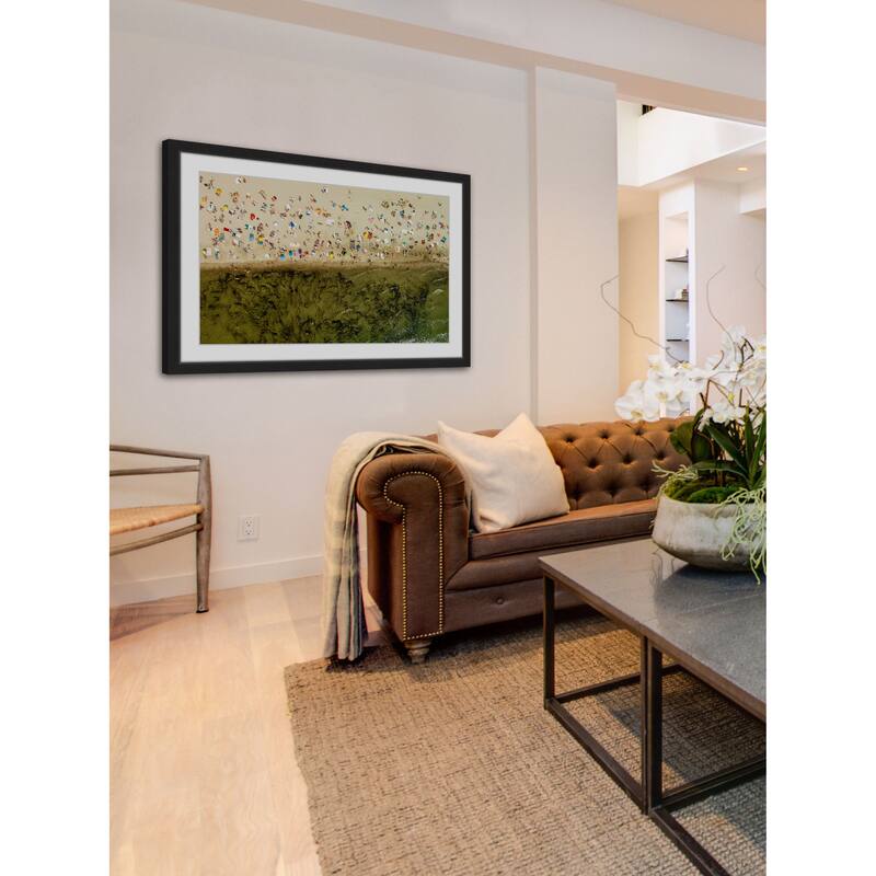 Marmont Hill - 'Seaweed' by Karolis Janulis Framed Painting Print - Multi-Color