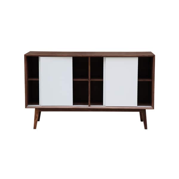 Shop Kardiel Porter Mid Century Modern Credenza Storage Cabinet Overstock 12747408
