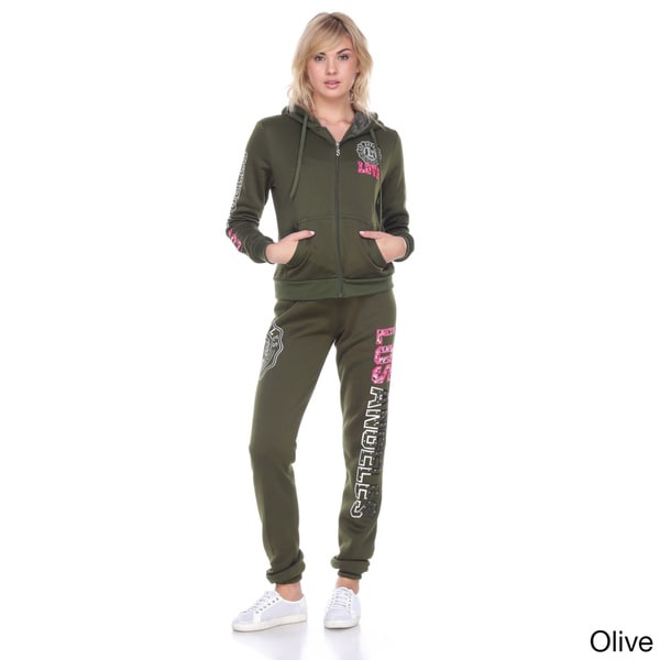 womens fleece sweatsuit