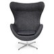 preview thumbnail 1 of 19, Kardiel Houndstooth Twill Fabric Amoeba Chair