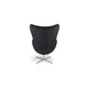 preview thumbnail 20 of 19, Kardiel Houndstooth Twill Fabric Amoeba Chair