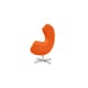 preview thumbnail 11 of 19, Kardiel Houndstooth Twill Fabric Amoeba Chair