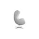 preview thumbnail 14 of 19, Kardiel Houndstooth Twill Fabric Amoeba Chair