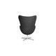 preview thumbnail 12 of 19, Kardiel Houndstooth Twill Fabric Amoeba Chair
