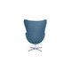 preview thumbnail 9 of 19, Kardiel Houndstooth Twill Fabric Amoeba Chair
