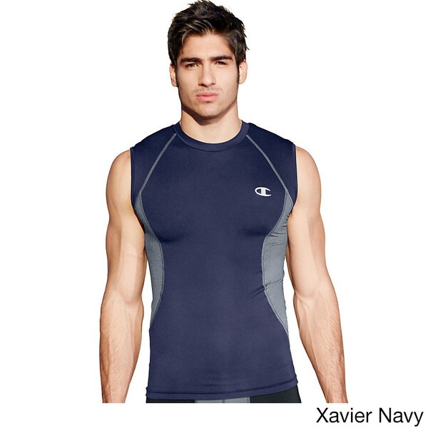 champion sleeveless compression shirt