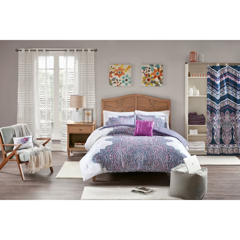 INK+IVY Tate Boho Textured Ceramic Table Lamp