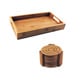 preview thumbnail 1 of 0, BergHOFF Bamboo 8pc Serving Tray with Coasters Set