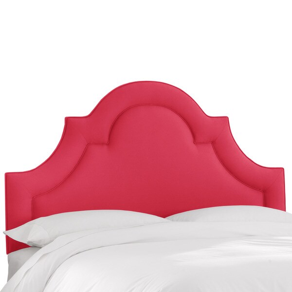 Shop Skyline Furniture Linen Fuchsia Arched Border Headboard