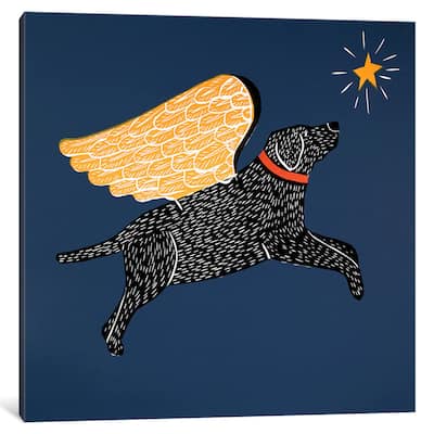 iCanvas Dreaming Black by Stephen Huneck Canvas Print