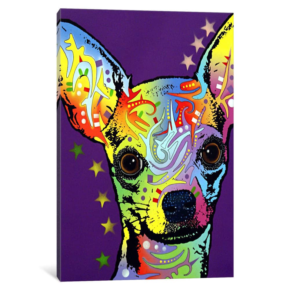 iCanvas Chihuahua ll by Dean Russo Canvas Print