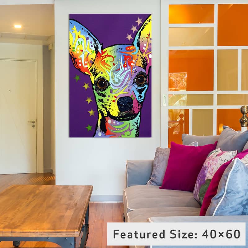 iCanvas Chihuahua ll by Dean Russo Canvas Print