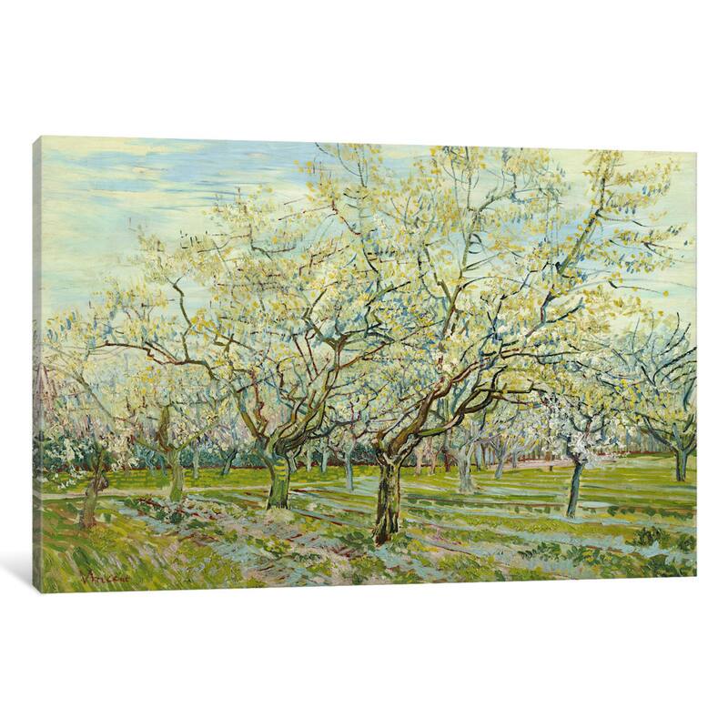 iCanvas The White Orchard by Vincent van Gogh Canvas Print