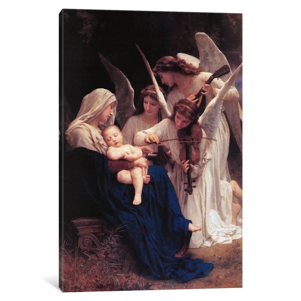 iCanvas Song of The Angels by William-Adolphe Bouguereau Canvas Print