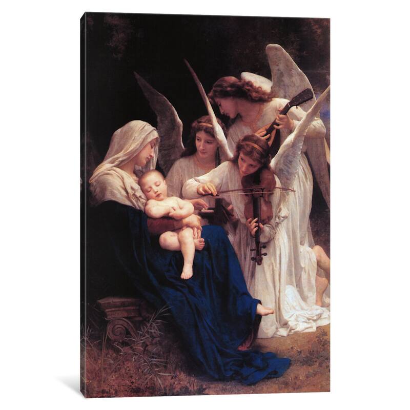 iCanvas Song of The Angels by William-Adolphe Bouguereau Canvas Print