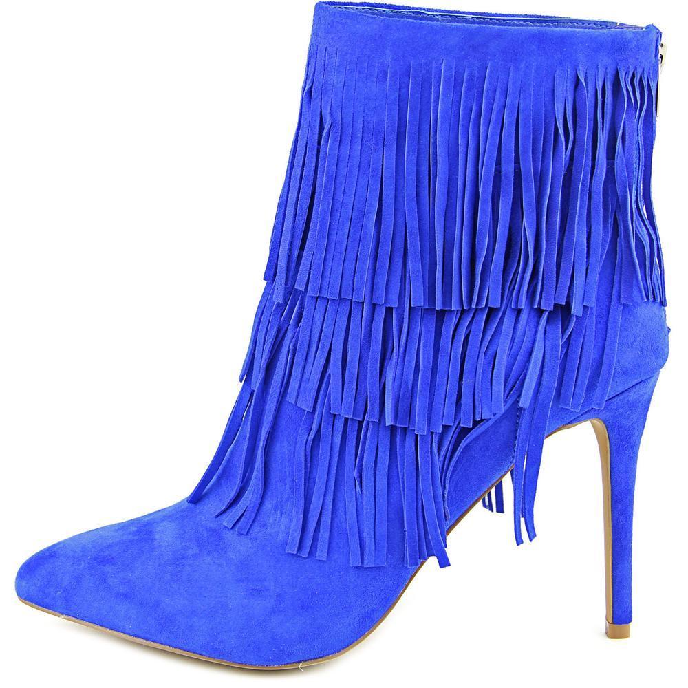 steve madden blue suede boots