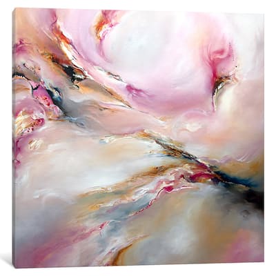 iCanvas Pink Haze by J.A Art Canvas Print