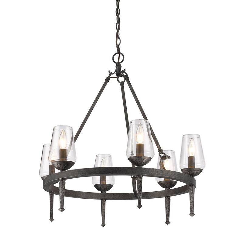 Golden Lighting Marcellis #1208-6 DNI 6-light Chandelier