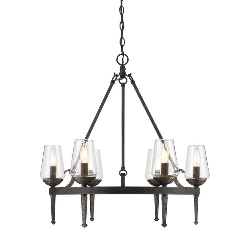 Golden Lighting Marcellis #1208-6 DNI 6-light Chandelier