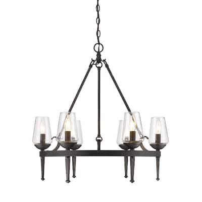 Golden Lighting Marcellis #1208-6 DNI 6-light Chandelier
