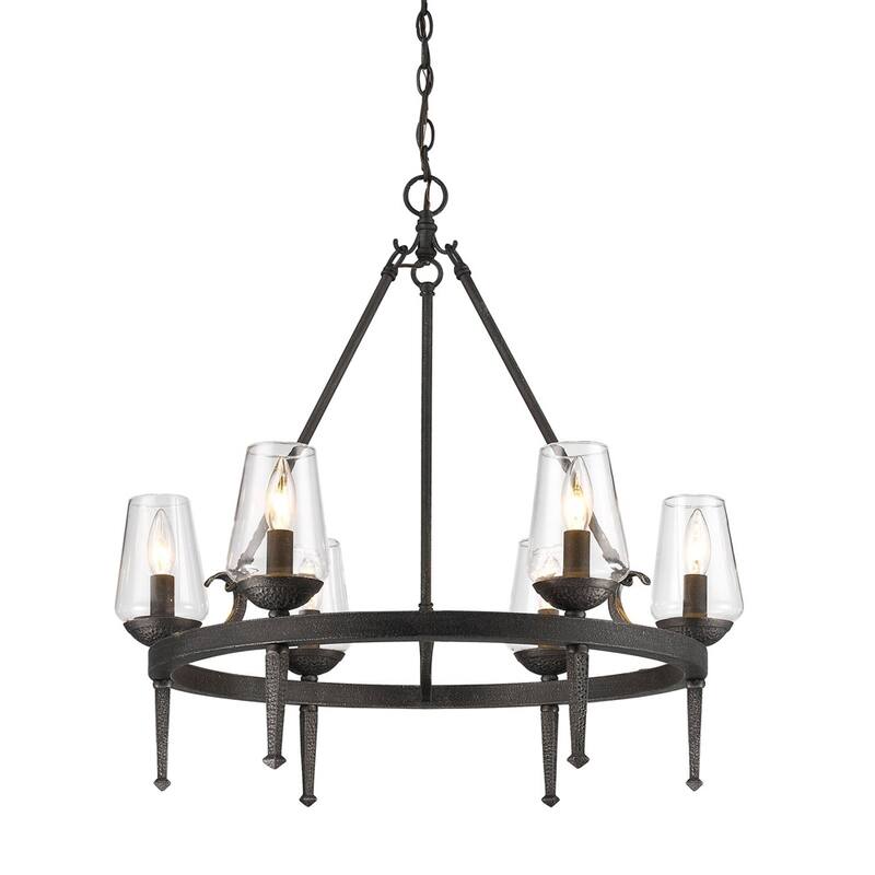 Golden Lighting Marcellis #1208-6 DNI 6-light Chandelier