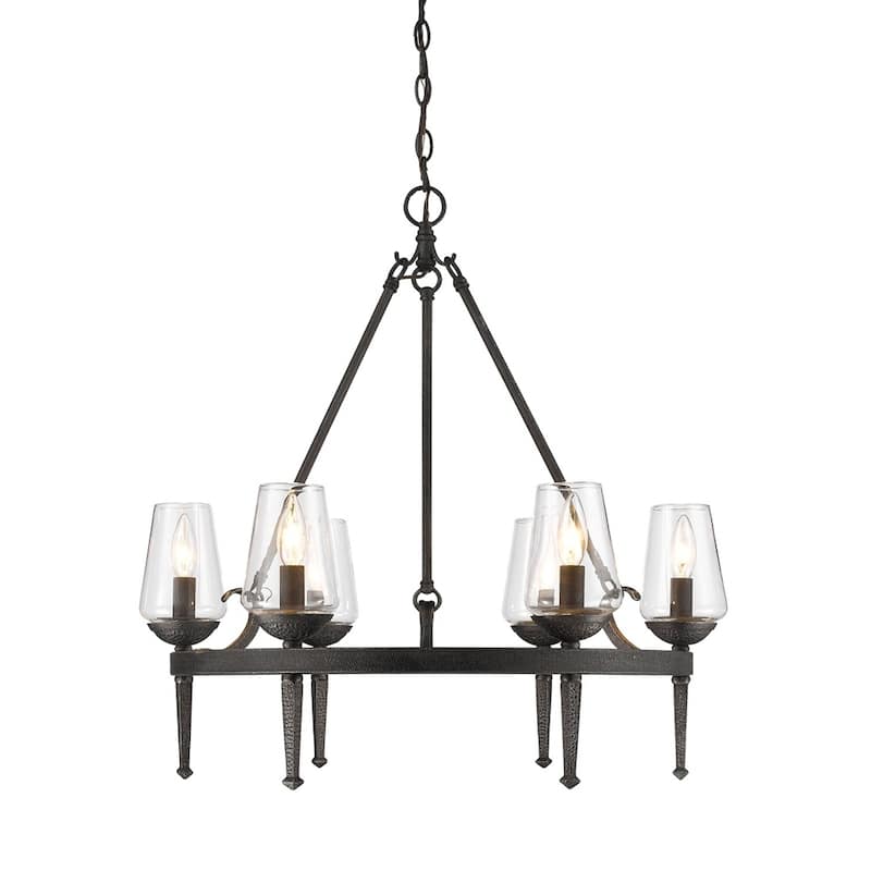 Golden Lighting Marcellis #1208-6 DNI 6-light Chandelier