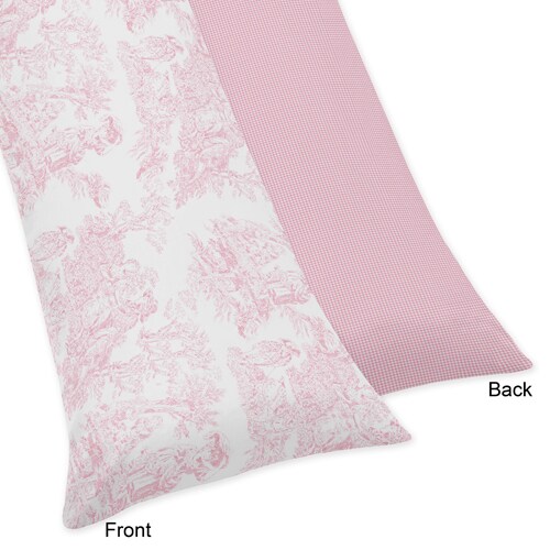 Shop Sweet Jojo Designs Pink French Toile Collection Body Pillow