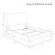 preview thumbnail 8 of 7, Skyline Furniture Linen Petal Tufted Bed