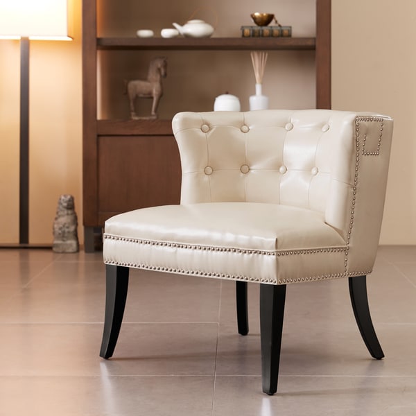 Madison Park Marlee Ivory Accent Chair - Overstock - 12754708