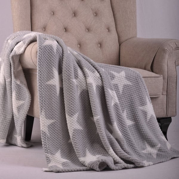 BOON Star Printed Flannel Travel Throw