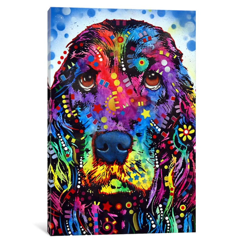 iCanvas Cocker Spaniel II by Dean Russo Canvas Print