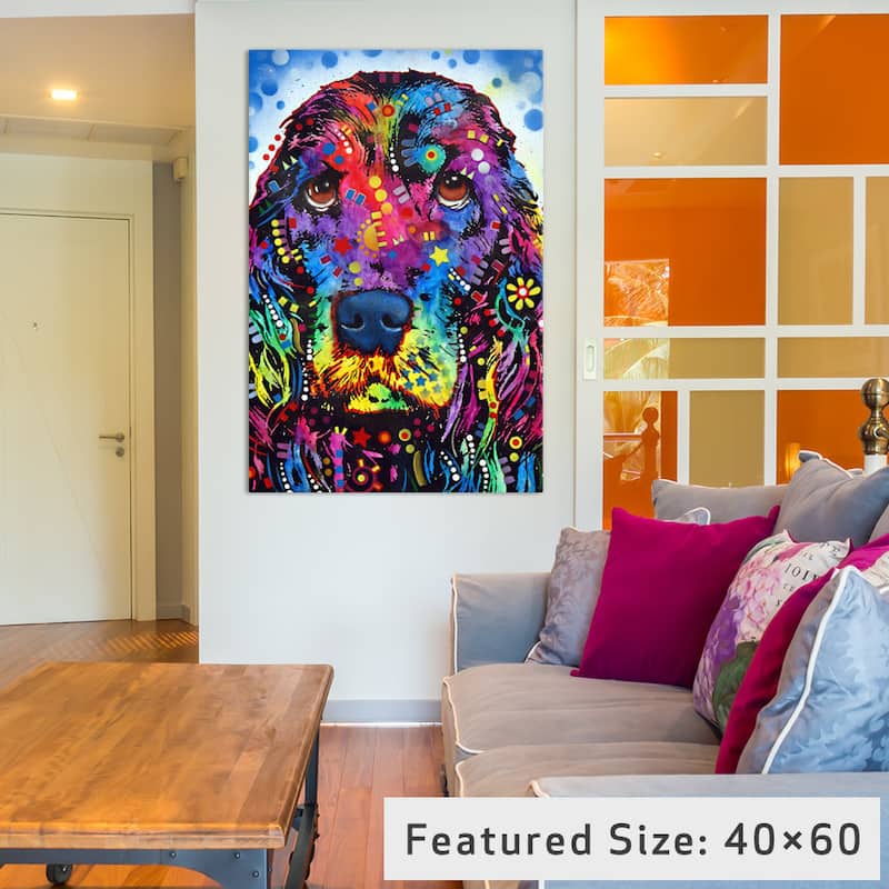 iCanvas Cocker Spaniel II by Dean Russo Canvas Print