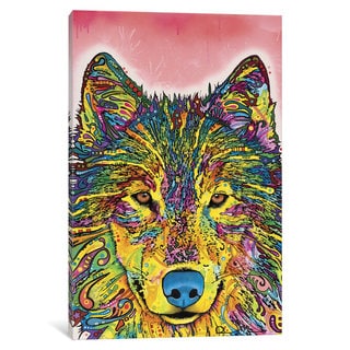 Dean Russo 'Wolf' Canvas art - Free Shipping On Orders Over $45 ...