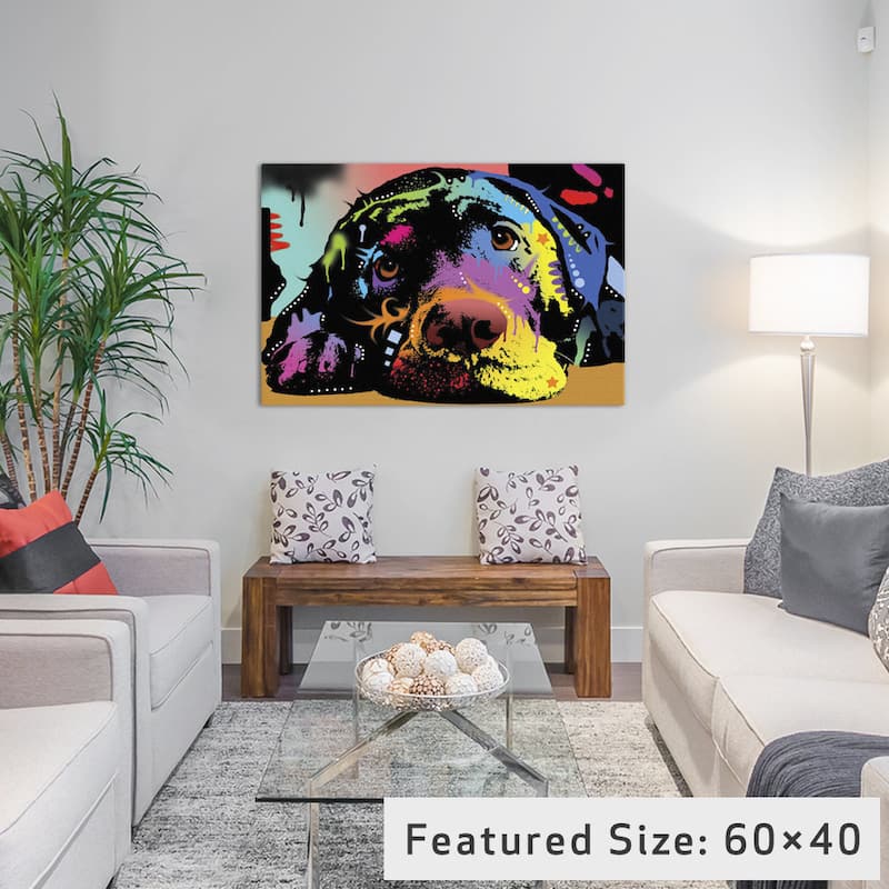iCanvas Lying Lab by Dean Russo Canvas Print
