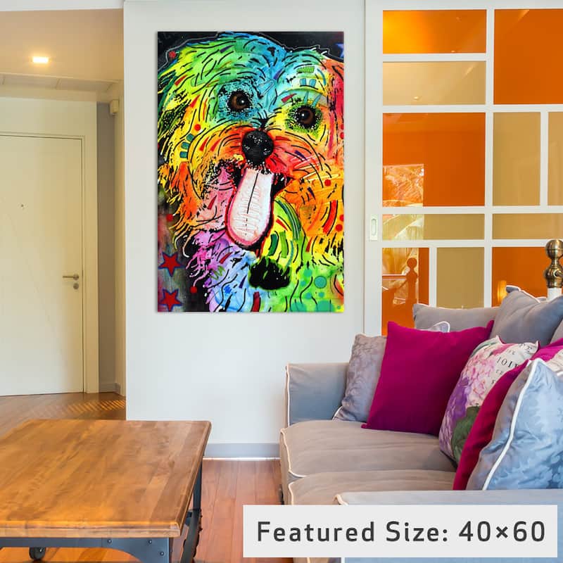 iCanvas Shih Tzu by Dean Russo Canvas Print