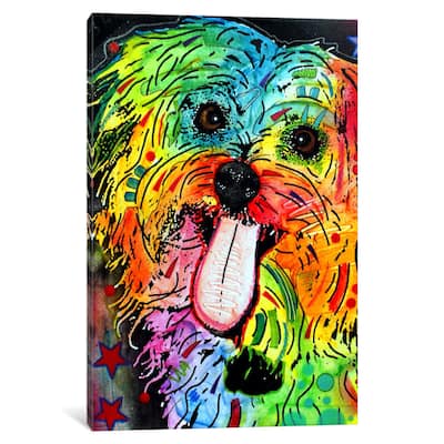 iCanvas Shih Tzu by Dean Russo Canvas Print