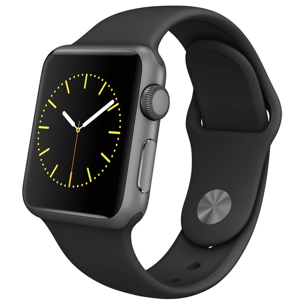 Смарт часы apple watch s3 38mm space gray aluminum case with black sport band обзор