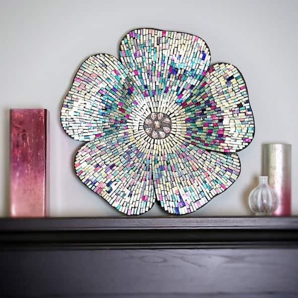 https://ak1.ostkcdn.com/images/products/12755357/Mosaic-Blue-Glass-Flower-Wall-Decor-aea6fec7-29d5-4e2b-b37d-37d20556b615_600.jpg?impolicy=medium