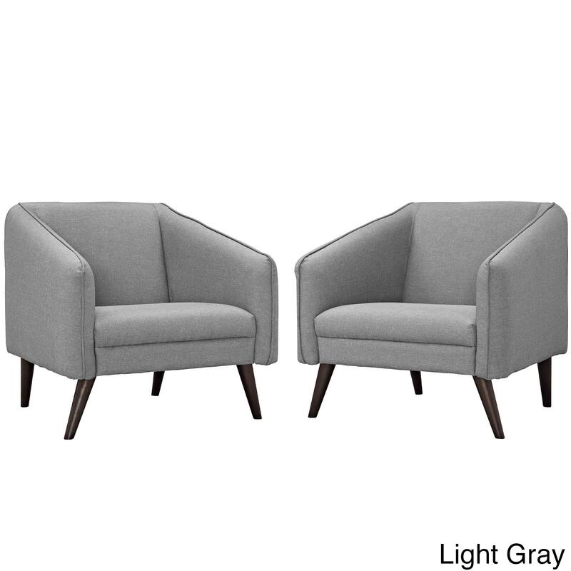 Slide Set of 2 Mid-Century Modern Armchairs