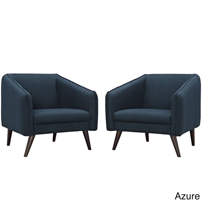 Slide Set of 2 Mid-Century Modern Armchairs